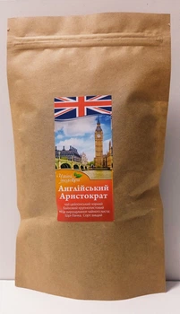 Крупнолистовий цейлонський ароматний чорний чай Англійський аристократ Чайні шедеври 100г