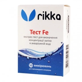 Тест Fe Rikka - тест на Залізо у воді (50 вимірювань)