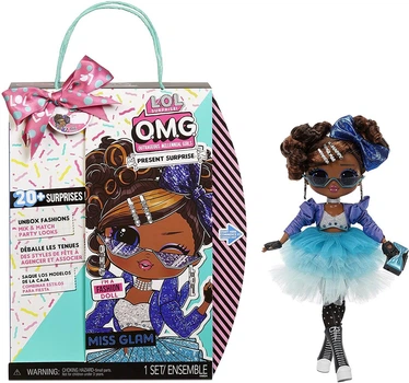 Игровой набор с куклой L.O.L. Surprise! OMG Miss Glam Present Surprise Именинница (576365)
