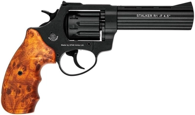 Револьвер под патрон Флобера Stalker 4.5" "Wood" (стальной барабан)