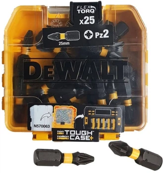 Zestaw bitów DeWalt PZ2 FLEXTORQ 25mm  25 szt. DT70556T-QZ