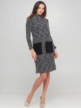 Кежуал сукня BEBE PLUS 20708 S (31647S) Сірий