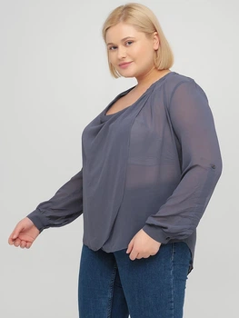Демисезонная блуза ASOS A170818-66 XL (44524XL) Серый