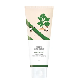 Заспокійлива очищувальна пінка з морським поліном ROUND LAB MUGWORT Calming Cleanser 150 ml