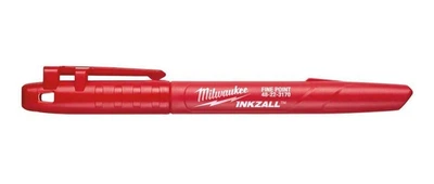 Маркер Milwaukee InkZAll тонкий красный 48223170