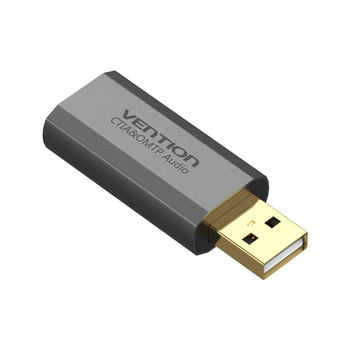 Внешняя звуковая карта Vention USB Sound Card 7.1 Channel, Gray (VAB-S19-H)