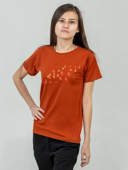 Футболка женская Sol's Regent Fit Women Birds In The Sky 02758407/113 407 S Разноцветная (3609374910099)