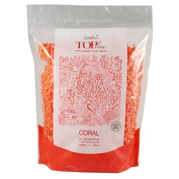 Воск пленочный ItalWax Top Line Coral (Коралл) в гранулах (750 г)