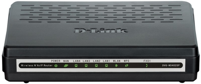 Маршрутизатор D-LINK DVG-N5402SP/1S WiFi N300 з 1 FXS-портом