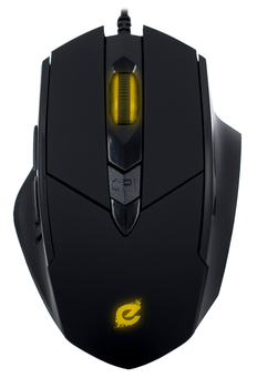 Мышка проводная оптическая ERGO NL-620 USB RGB с подсветкой 800-2400 DPI Черный