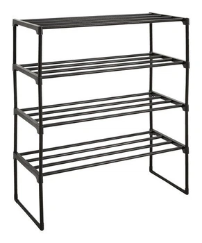 Полка для обуви BORNHOLM 82 x 67 x 29 см black