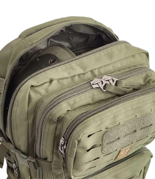 Рюкзак Combat тактический 45 л крепкий военный армейский походный вместительный пропаролоненный, цвет хаки