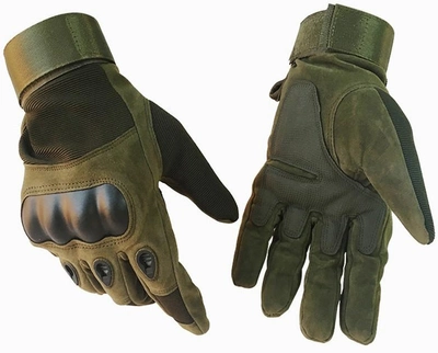 Тактичні рукавички полнопалые Oakley L Green (3_00053)