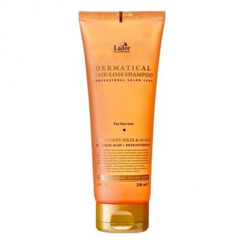 Бессульфатный шампунь против выпадения волос Lador Dermatical Hair-Loss Shampoo For Thin Hair 200 мл