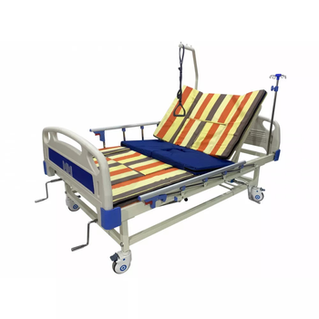 Медицинская кровать широкая с туалетом и боковым переворотом для тяжелобольных MED1-H03-2