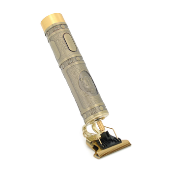 Машинка для стрижки волос T9-Buddha head, Gold, Box