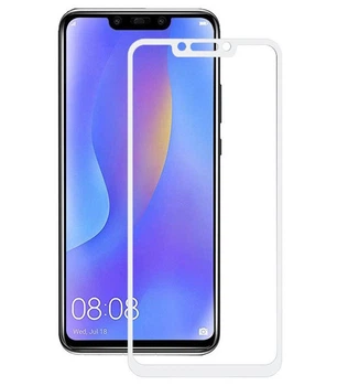 Защитное стекло Lion для Huawei P Smart Plus 3D Perfect Protection Full Glue, White