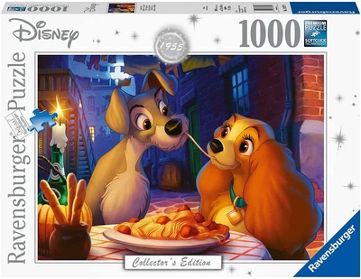 Пазл Ravensburger Collector's Edition Disney Susi and Strolch Леди и Бродяга 1000 шт. (‎‎13972)