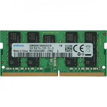 Пам'ять SO-DIMM DDR4 16GB SAMSUNG 2133 MHz, CL15, 1.2V ECC (M474A2K43BB1-CPBQ)&nbsp;