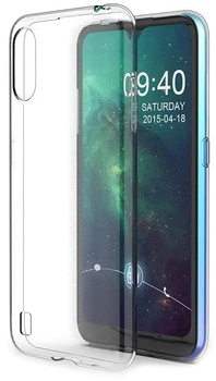Чехол Ou Case для Samsung Galaxy A01 Unique Skid Silicone, Transparent