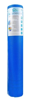 Армирующая стекловолоконная сетка BAUMEISTER 145AA (1*50 м, 145 г/м2) BLUE