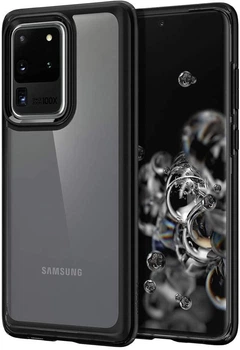 Чехол Spigen для Samsung Galaxy S20 Ultra - Ultra Hybrid, Matte Black (ACS00714)