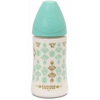 Пляшка для годування Suavinex Couture 270 мл зелена (304149)