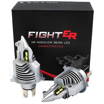 Світлодіодні лампи LED Fighter H4 11000lm 6500k 72w 12-24v
