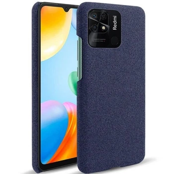 Защитный чехол KSQ Cloth Style для Xiaomi Redmi 10C - Blue