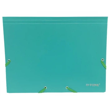 Папка на резинках H-Tone А4, зеленая (FOLD-HT-JJ40941-G)