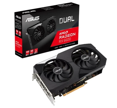 AMD Radeon RX 6600 8GB GDDR6 Dual Asus (DUAL-RX6600-8G)