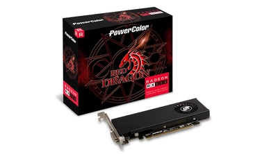 Видеокарта AMD Radeon RX 550 4GB GDDR5 Red Dragon LP PowerColor (AXRX 550 4GBD5-HLE)
