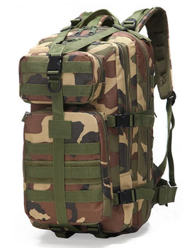 Тактический, городской, штурмовой,военный рюкзак ForTactic на 30-35 литров Вудленд (st2744)