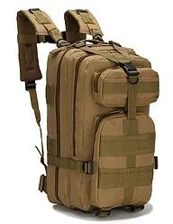 Тактичний штурмової військовий міський рюкзак ForTactic на 23-25 літрів Кайот (st2766)
