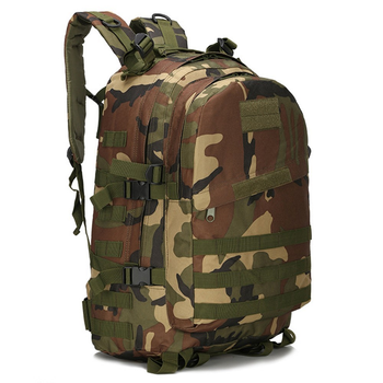 Армейский камуфляжный тактический рюкзак 48x32x15 см зеленый 50401