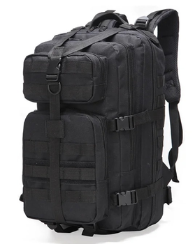 Тактический, городской, штурмовой,военный рюкзак ForTactic на 30-35 литров Черный (st2740)