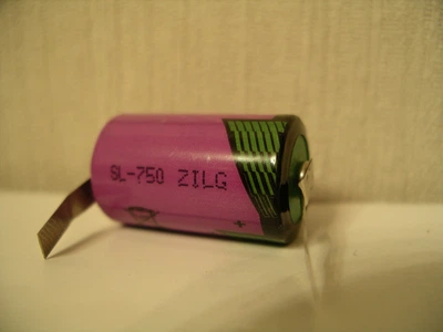 Батарейка 1/2 AA Tadiran SL-750 / S з виводами