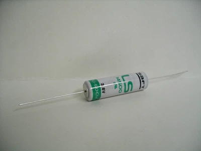 Батарейка Saft LS14500 CNA axial solder 3,6 В литиевая