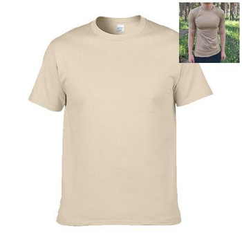 Тактическая футболка Flas-3; XXL/56р; Микрофибра. Песочный. Армейская футболка Флес. Турция.