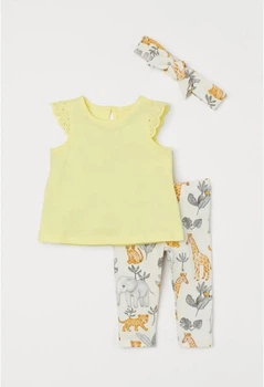 Костюм для дівчинки жовтий Жирафи H&M 86см (40004967)