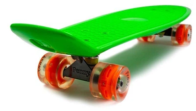 Penny Board Nickel 27" Green Светящиеся колеса