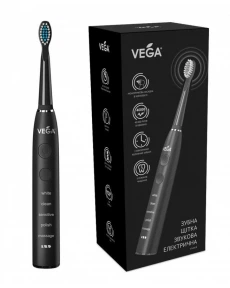 Ультразвуковая зубная щетка Vega VT-600 гарантия 1 год VT-600 Black
