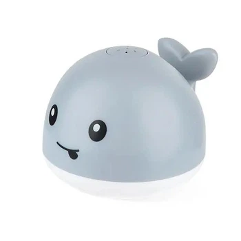 Кит Qinye Toys спрей светящийся с фонтаном для ванной, игрушка для купания детей в ванной