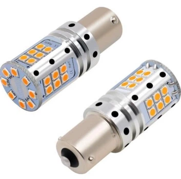 Светодиодная лампа с цоколем 1156 BA15s P21W 32SMD 3030 12V Желтая canbus Autoexpect (11517)