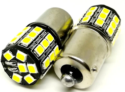 Світлодіодна лампа з цоколем 1156 BA15s P21W 33SMD 2835 10-30V з драйвером Біла Autoexpect (11830)