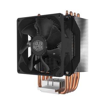 Кулер процессорный CoolerMaster Hyper H412R (RR-H412-20PK-R2), Intel: 2066/2011-3/2011/1151/1150/1155/1156/1366/775, AMD: AM4/AM3+/AM3/AM2+/AM2/FM2+/FM2/FM1, 92x92x25мм, 4-pin