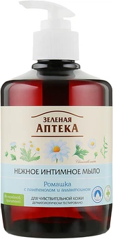Нежное интимное мыло для чувствительной кожи "Ромашка" - Зеленая Аптека 370ml (60511-19357)