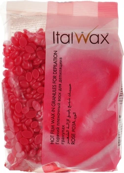 Воск для депиляции пленочный в гранулах "Роза" (Винный) - ItalWax 1000g (647207-18471)