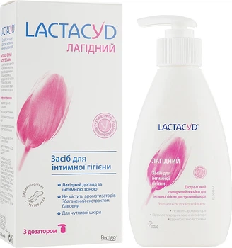 Засіб для інтимної гігієни "Sensitive" із дозатором - Lactacyd Body Care 200ml (188149-31015541)
