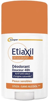 Дезодорант-стік - Etiaxil Deodorant Gentle Protection 48H Stick 40ml (1001794-32067340)
